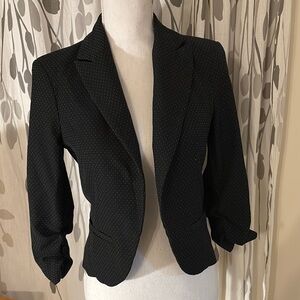 Amanda & Chelsea Black Blazer with White Dots